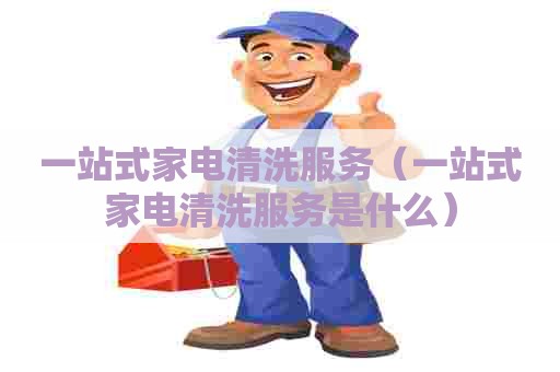 一站式家电清洗服务（一站式家电清洗服务是什么）