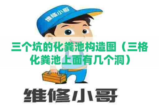 三个坑的化粪池构造图（三格化粪池上面有几个洞）