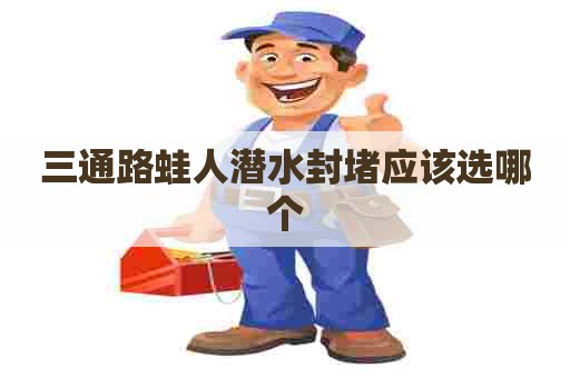 三通路蛙人潜水封堵应该选哪个