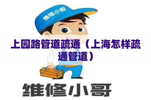 上园路管道疏通（上海怎样疏通管道）