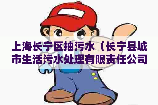 上海长宁区抽污水（长宁县城市生活污水处理有限责任公司）