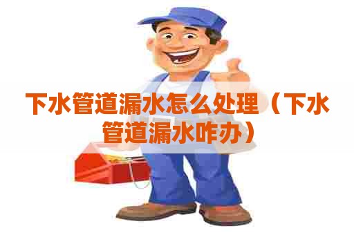 下水管道漏水怎么处理（下水管道漏水咋办）