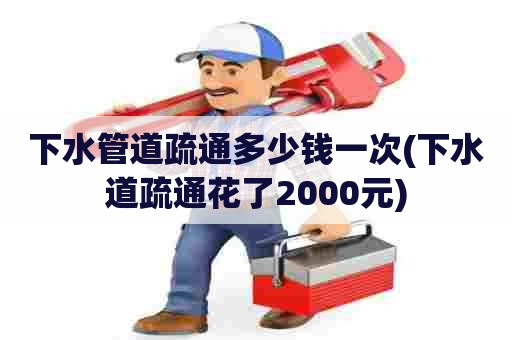 下水管道疏通多少钱一次(下水道疏通花了2000元)