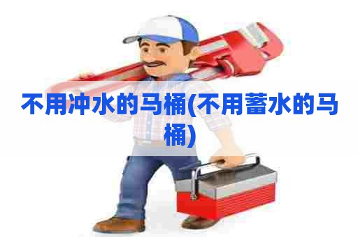 不用冲水的马桶(不用蓄水的马桶)