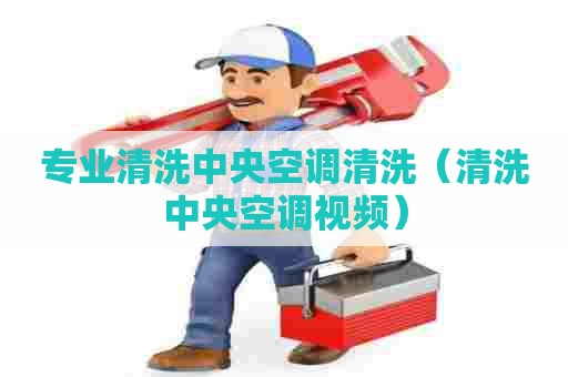 专业清洗中央空调清洗（清洗中央空调视频）