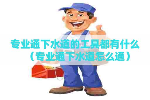 专业通下水道的工具都有什么（专业通下水道怎么通）