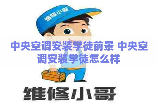中央空调安装学徒前景 中央空调安装学徒怎么样