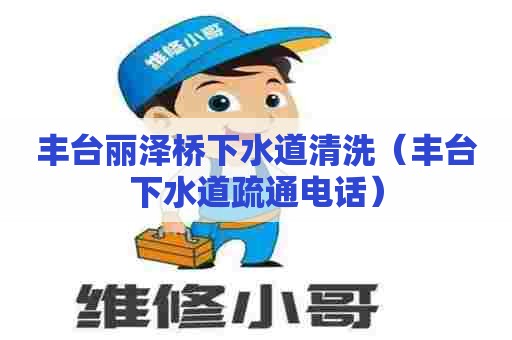 丰台丽泽桥下水道清洗（丰台下水道疏通电话）