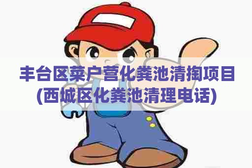 丰台区菜户营化粪池清掏项目(西城区化粪池清理电话)