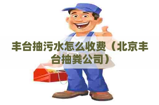 丰台抽污水怎么收费（北京丰台抽粪公司）
