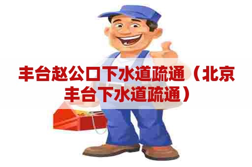 丰台赵公口下水道疏通（北京丰台下水道疏通）