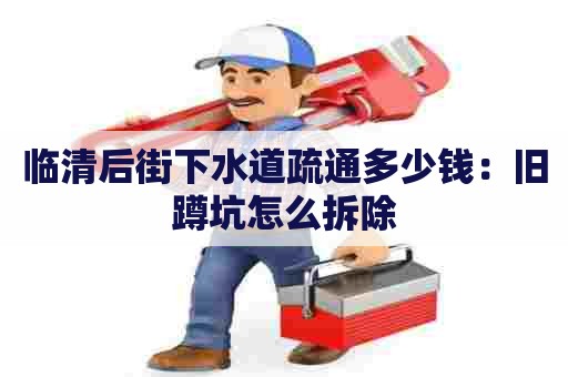 临清后街下水道疏通多少钱:旧蹲坑怎么拆除 临清后街下水道疏通多少钱:旧蹲坑怎么拆除