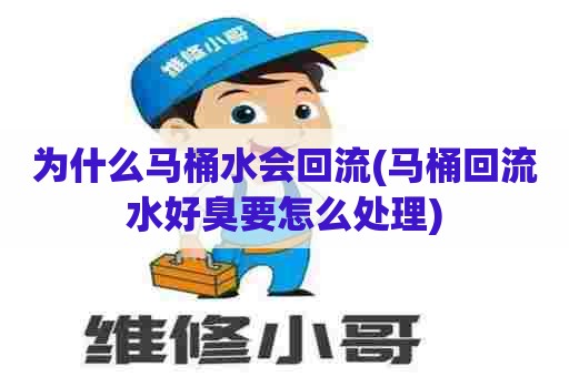 为什么马桶水会回流(马桶回流水好臭要怎么处理)