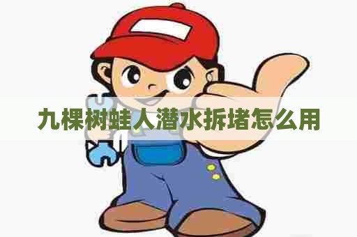 九棵树蛙人潜水拆堵怎么用