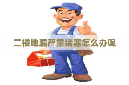 二楼地漏严重堵塞怎么办呢 二楼地漏严重堵塞怎么办呢