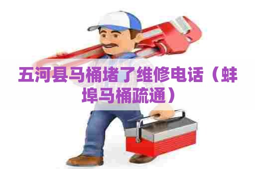 五河县马桶堵了维修电话（蚌埠马桶疏通）