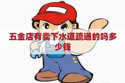 五金店有卖下水道疏通的吗多少钱