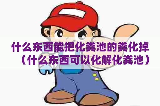 什么东西能把化粪池的粪化掉（什么东西可以化解化粪池）