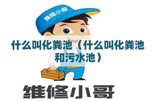 什么叫化粪池（什么叫化粪池和污水池）