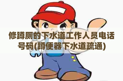 修蹲厕的下水道工作人员电话号码(蹲便器下水道疏通) 修蹲厕的下水道工作人员电话号码(蹲便器下水道疏通)