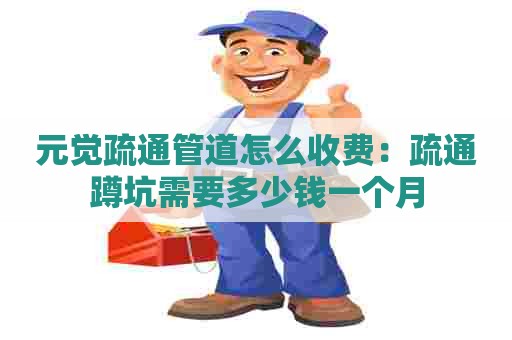 元觉疏通管道怎么收费：疏通蹲坑需要多少钱一个月