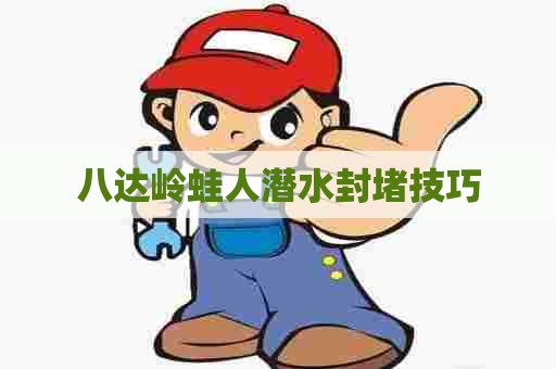 八达岭蛙人潜水封堵技巧