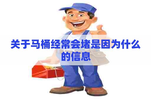 关于马桶经常会堵是因为什么的信息