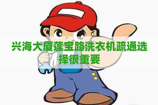 兴海大厦莲宝路洗衣机疏通选择很重要