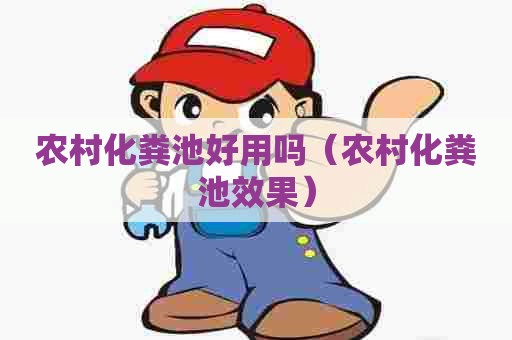 农村化粪池好用吗（农村化粪池效果）