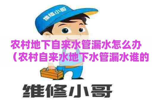 农村地下自来水管漏水怎么办(农村自来水地下水管漏水谁的责任) 农村地下自来水管漏水怎么办(农村自来水地下水管漏水谁的责任)
