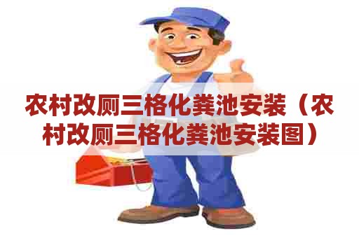 农村改厕三格化粪池安装（农村改厕三格化粪池安装图）