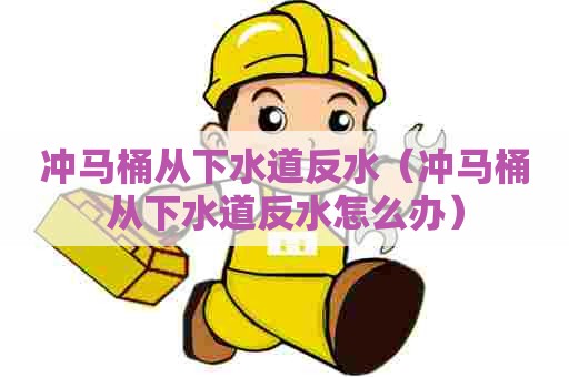 冲马桶从下水道反水(冲马桶从下水道反水怎么办) 冲马桶从下水道反水(冲马桶从下水道反水怎么办)