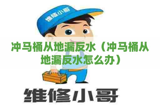 冲马桶从地漏反水（冲马桶从地漏反水怎么办）