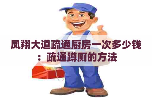 凤翔大道疏通厨房一次多少钱：疏通蹲厕的方法