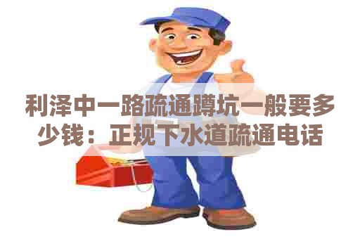 利泽中一路疏通蹲坑一般要多少钱：正规下水道疏通电话