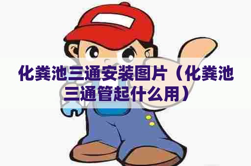 化粪池三通安装图片（化粪池三通管起什么用）