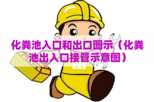 化粪池入口和出口图示（化粪池出入口接管示意图）