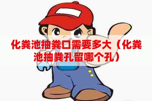 化粪池抽粪口需要多大（化粪池抽粪孔留哪个孔）