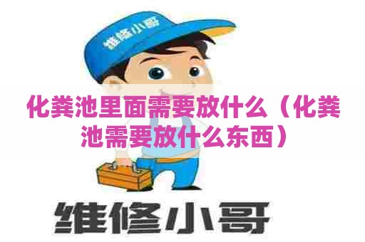 化粪池里面需要放什么(化粪池需要放什么东西) 化粪池里面需要放什么(化粪池需要放什么东西)
