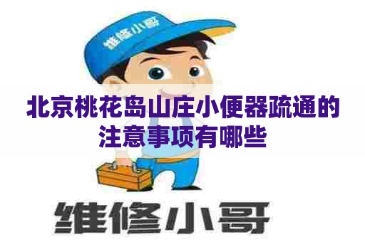 北京桃花岛山庄小便器疏通的注意事项有哪些