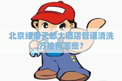 北京绿港天都大酒店管道清洗方法有哪些？