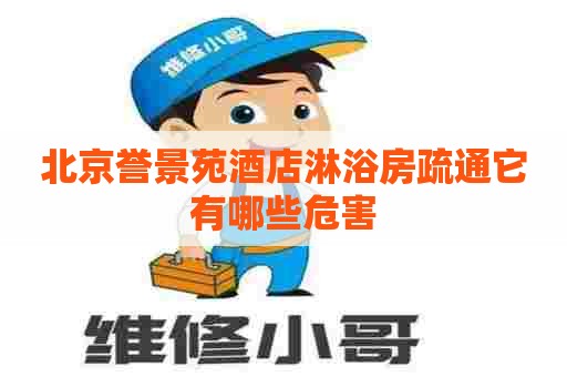 北京誉景苑酒店淋浴房疏通它有哪些危害