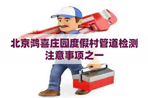 北京鸿喜庄园度假村管道检测注意事项之一