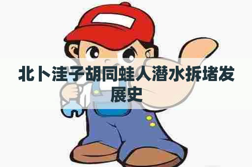 北卜洼子胡同蛙人潜水拆堵发展史