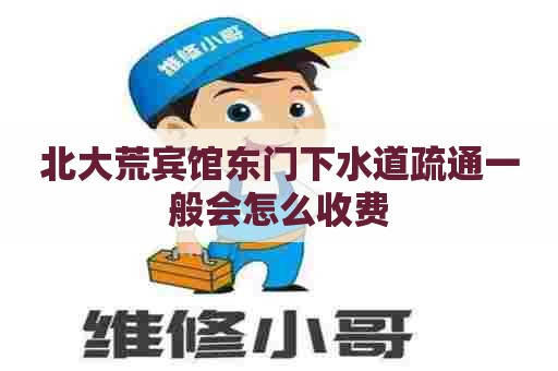 北大荒宾馆东门下水道疏通一般会怎么收费