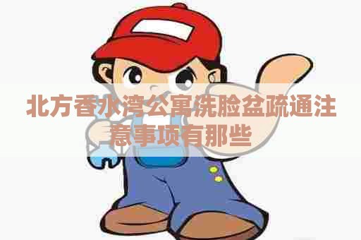 北方香水湾公寓洗脸盆疏通注意事项有那些