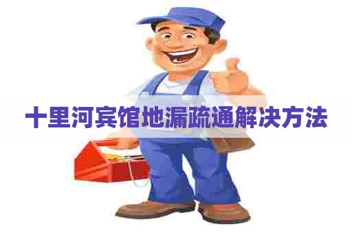 十里河宾馆地漏疏通解决方法