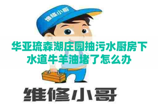 华亚琉森湖庄园抽污水厨房下水道牛羊油堵了怎么办