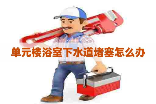 单元楼浴室下水道堵塞怎么办