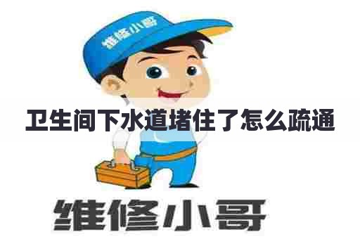 卫生间下水道堵住了怎么疏通
